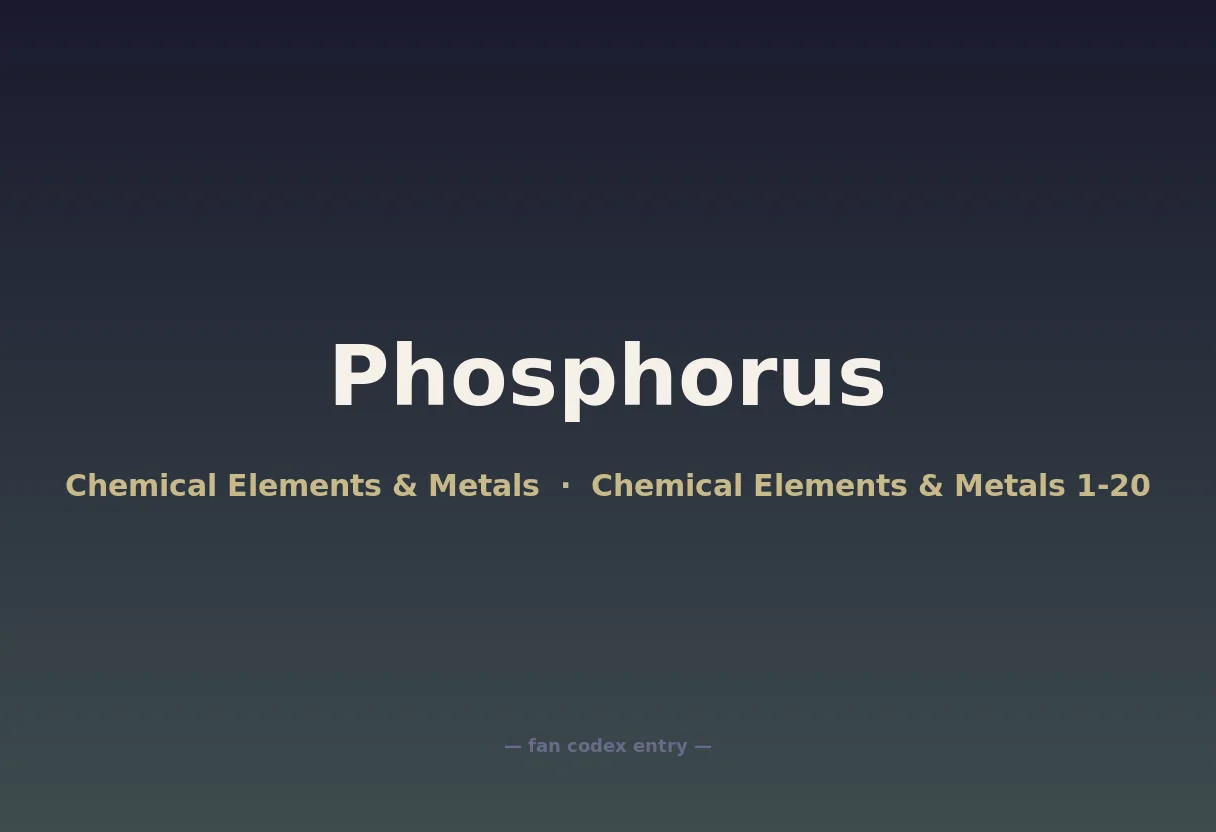 Phosphorus