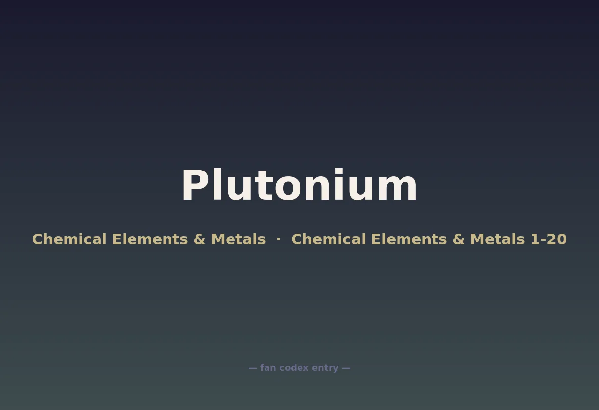 Plutonium