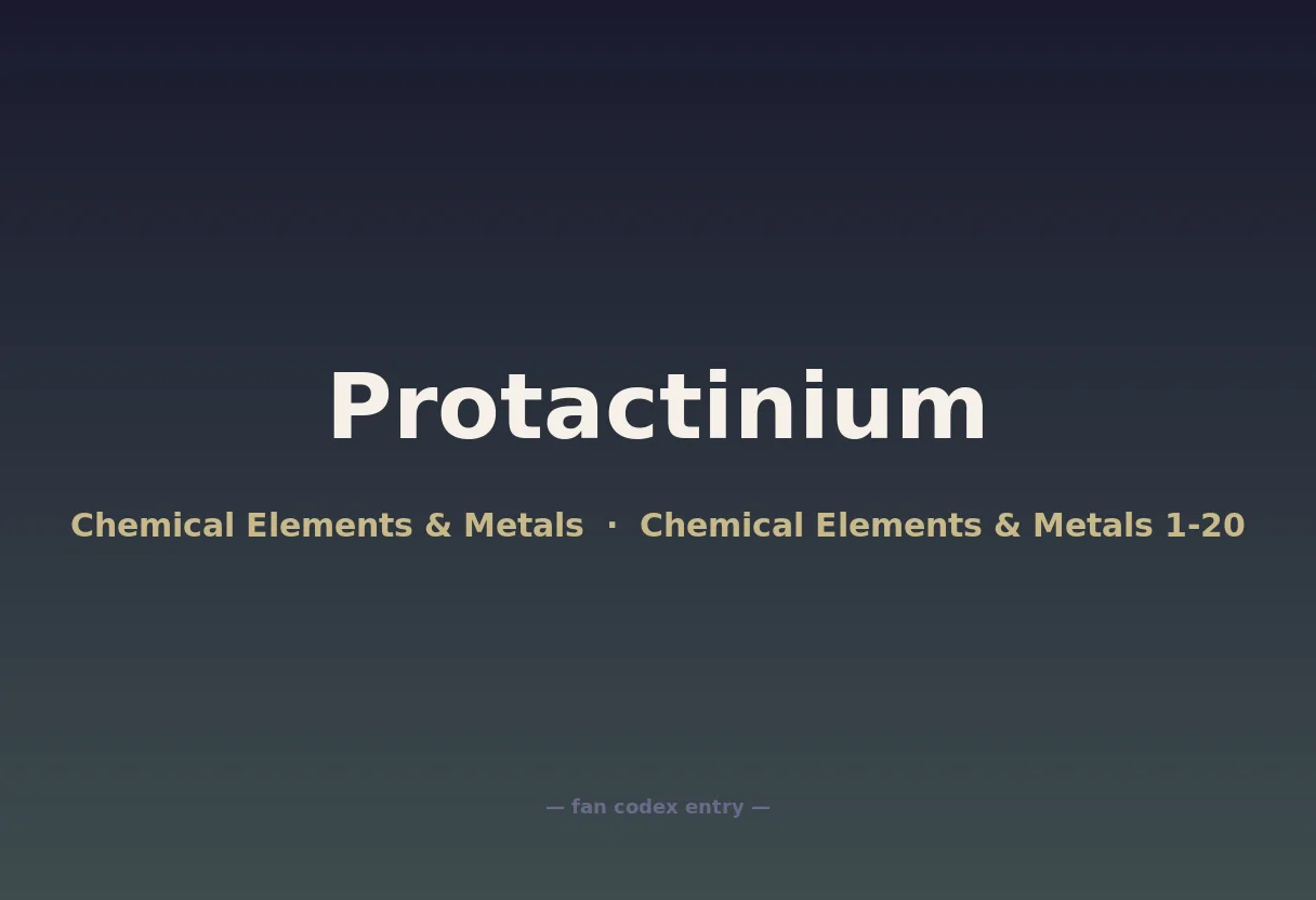 Protactinium