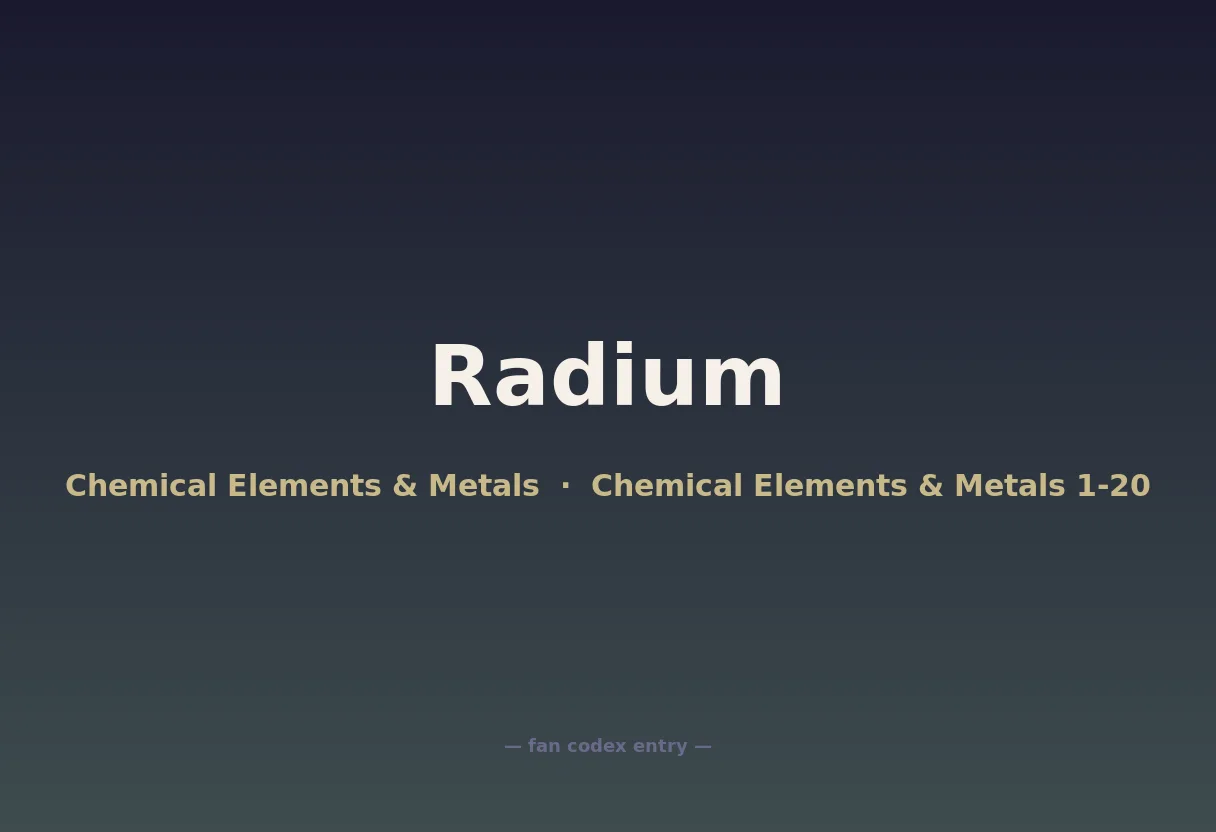 Radium