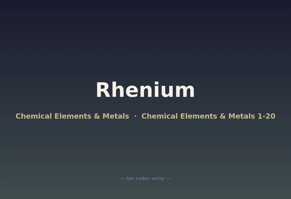 Rhenium