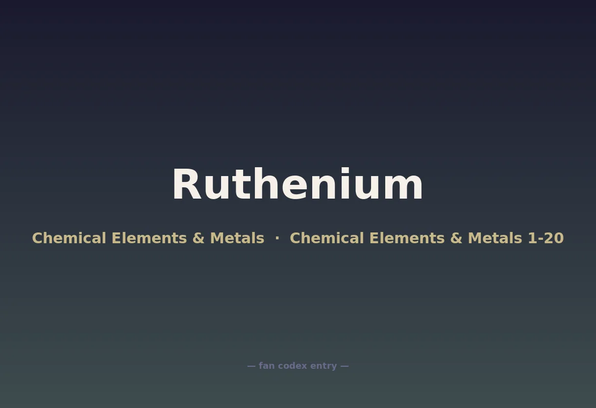 Ruthenium