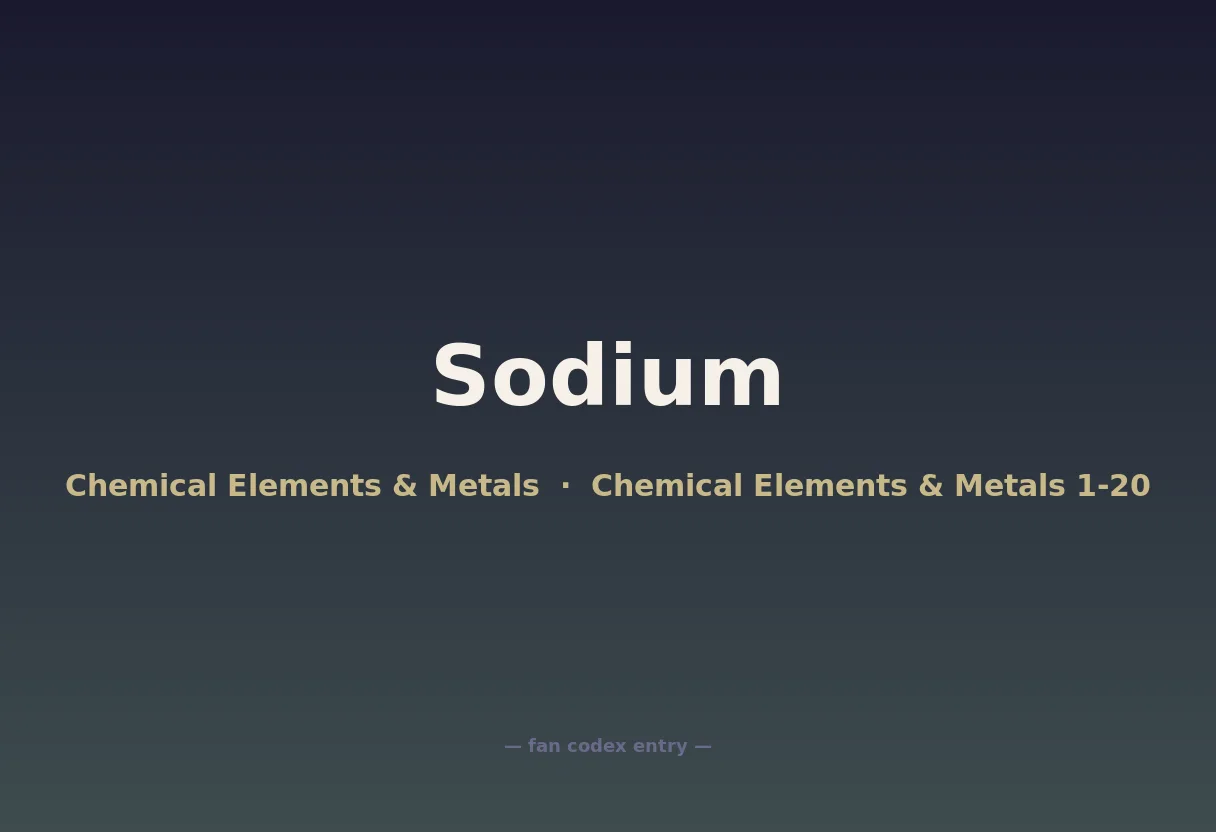 Sodium